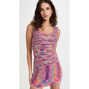 Staud Mini Gardenia Dress Sunset Size Small